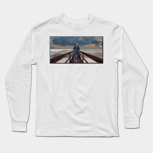 An Ocean of Solace Long Sleeve T-Shirt by rgerhard